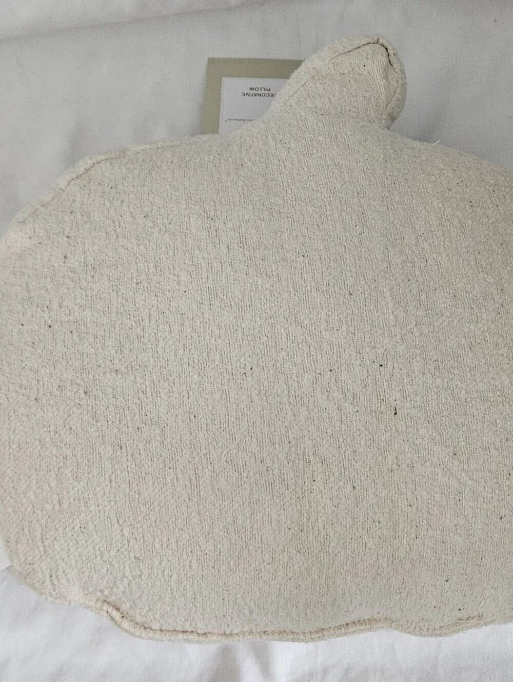 Lillian August French Farmhouse Floral Pumpkin Pillow Fall Decor.